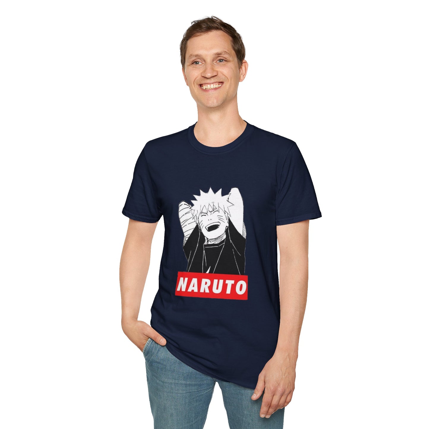 Naruto chill T-Shirt, Unisex Softstyle Tee, Casual Graphic Tee, Gift for Anime Lovers