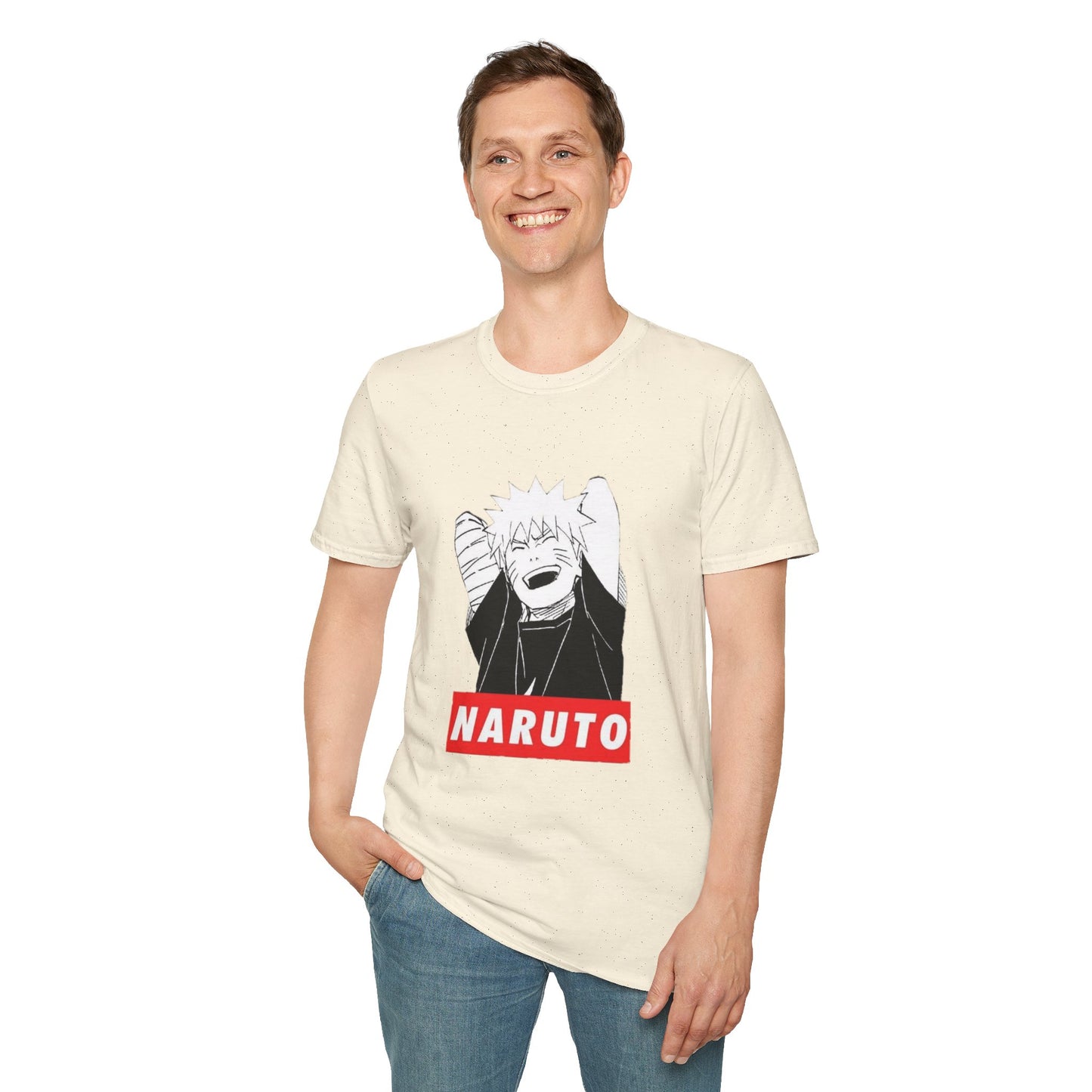 Naruto chill T-Shirt, Unisex Softstyle Tee, Casual Graphic Tee, Gift for Anime Lovers