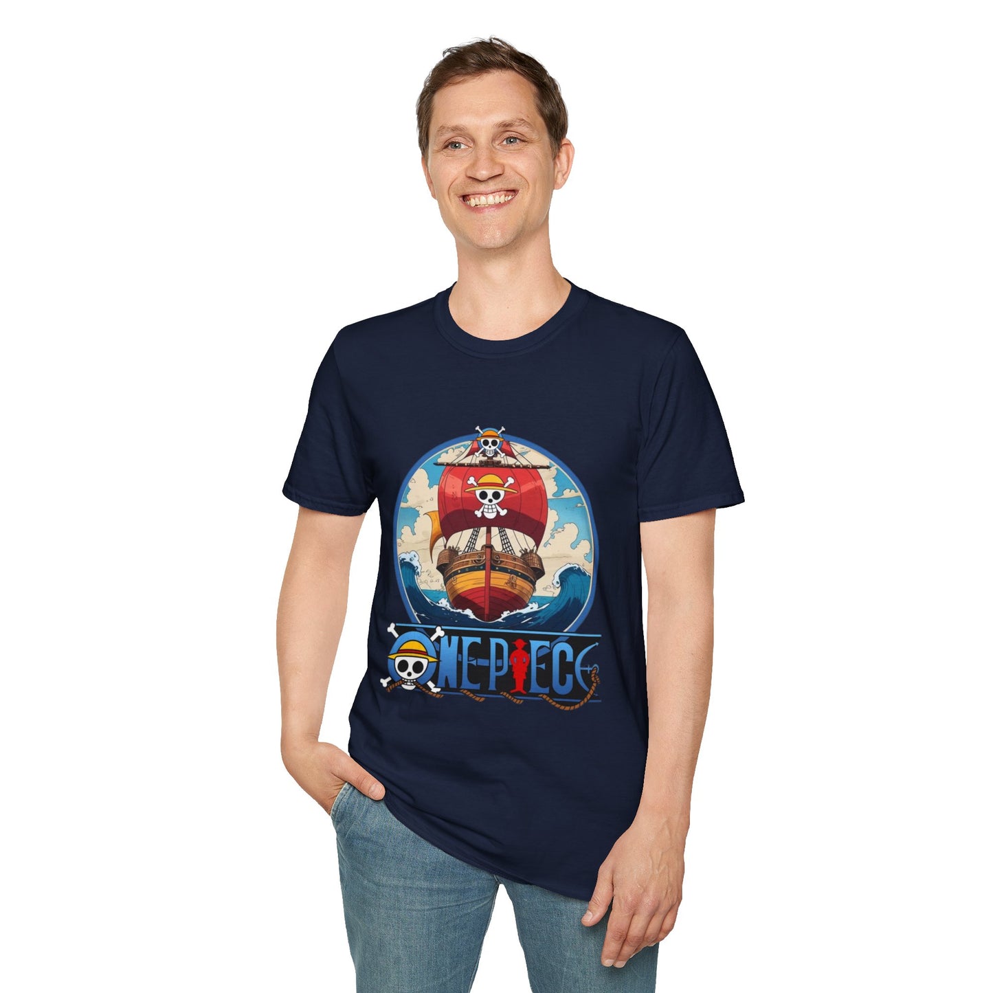 One Piece Adventure - Monkey D. Luffy T-Shirt, Pirate Tee, Anime Shirt, Casual Wear