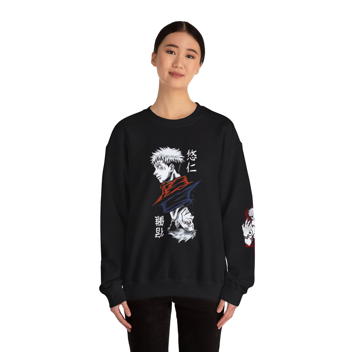 Jujutsu Kaisen Yuji Itadori × Ryomen Sukuna Unisex Sweatshirt – Anime Streetwear