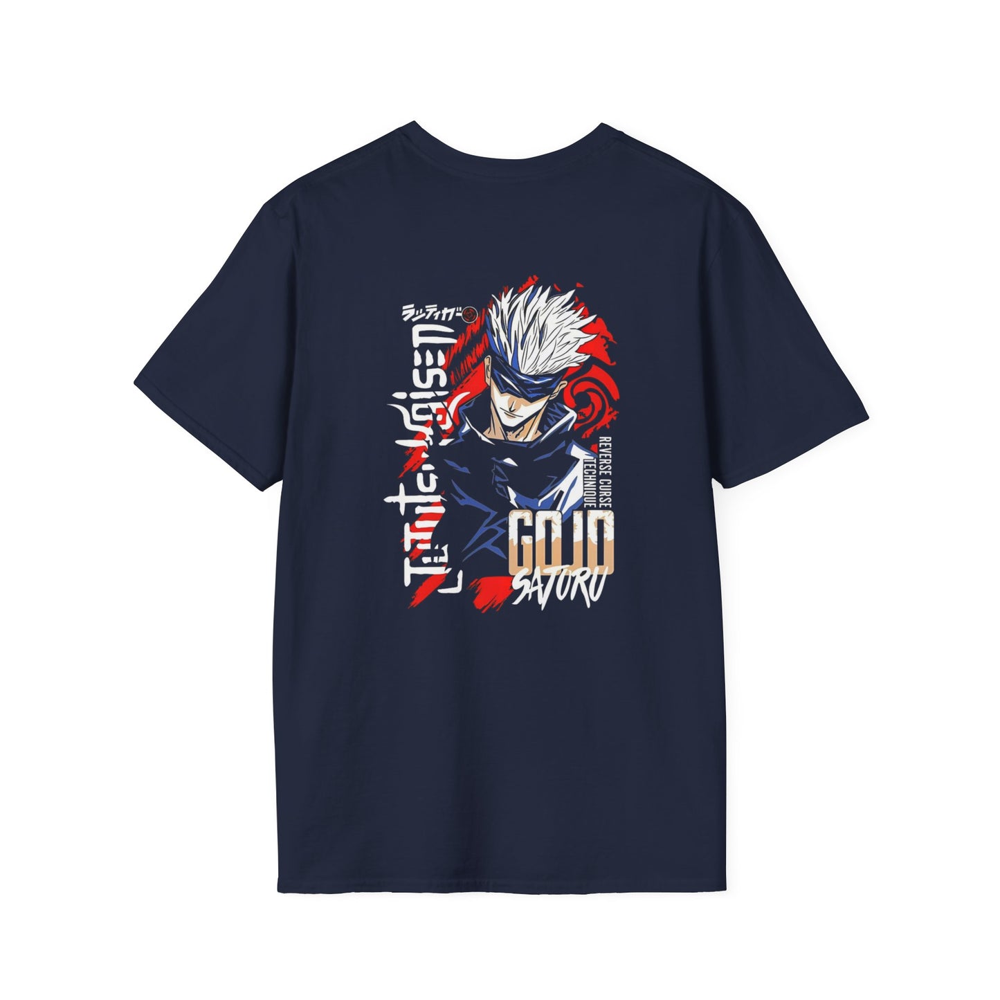 Jujutsu Kaisen Gojo Anime Unisex Softstyle T-Shirt | Casual Graphic Tee