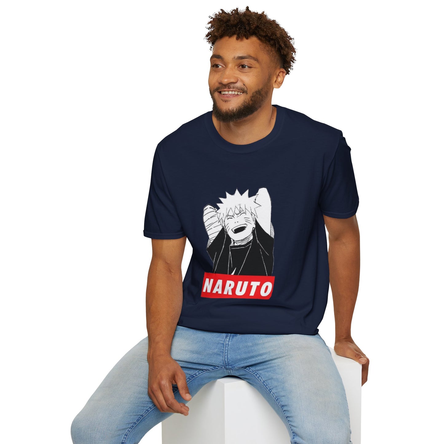 Naruto chill T-Shirt, Unisex Softstyle Tee, Casual Graphic Tee, Gift for Anime Lovers