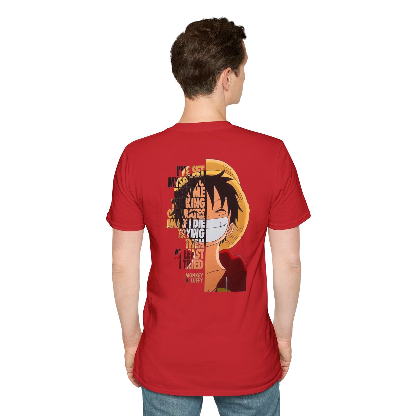 One Piece Adventure - Monkey D. Luffy T-Shirt, Pirate Tee, Anime Shirt, Casual Wear