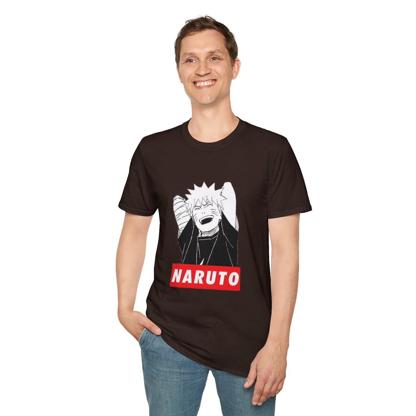 Naruto chill T-Shirt, Unisex Softstyle Tee, Casual Graphic Tee, Gift for Anime Lovers