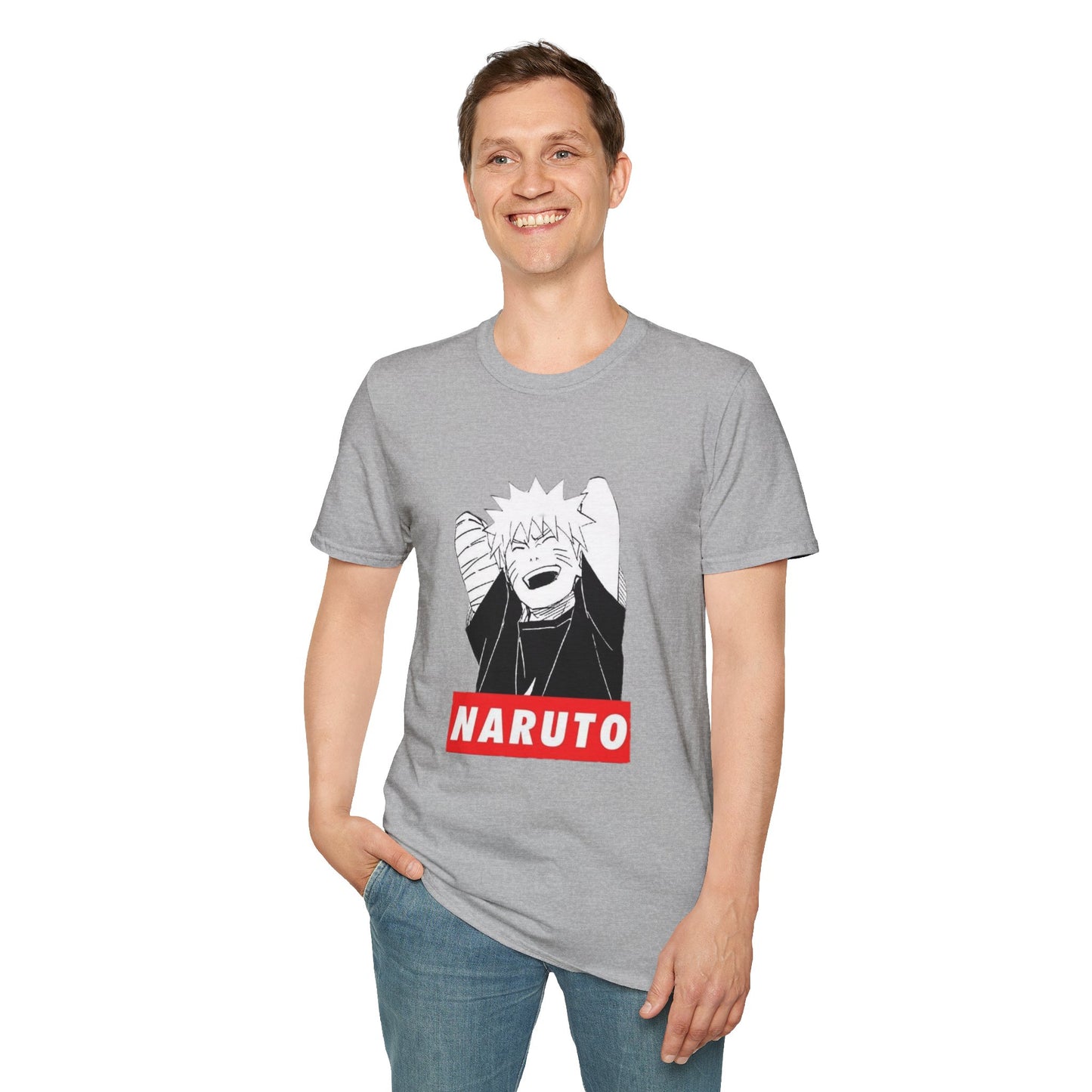 Naruto chill T-Shirt, Unisex Softstyle Tee, Casual Graphic Tee, Gift for Anime Lovers