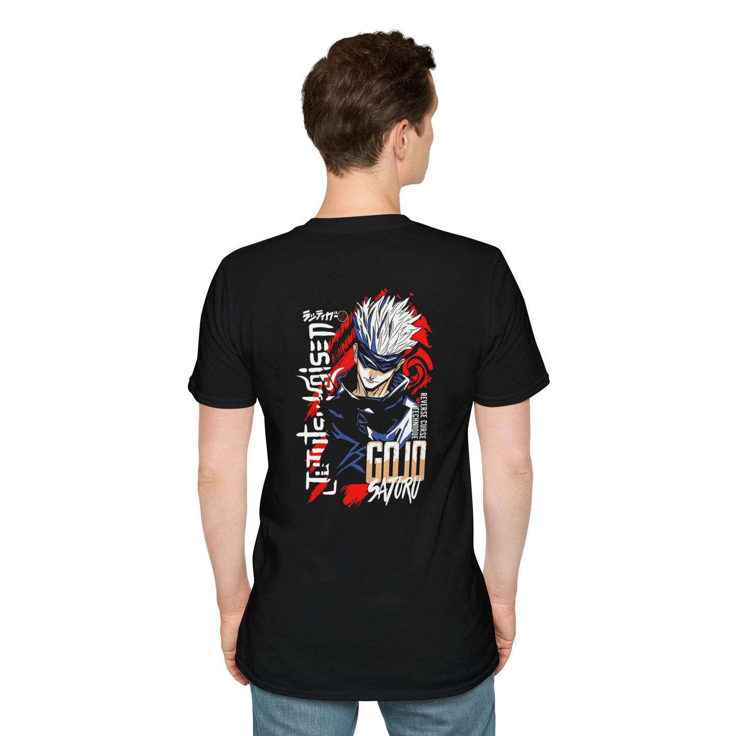 Jujutsu Kaisen Gojo Anime Unisex Softstyle T-Shirt | Casual Graphic Tee