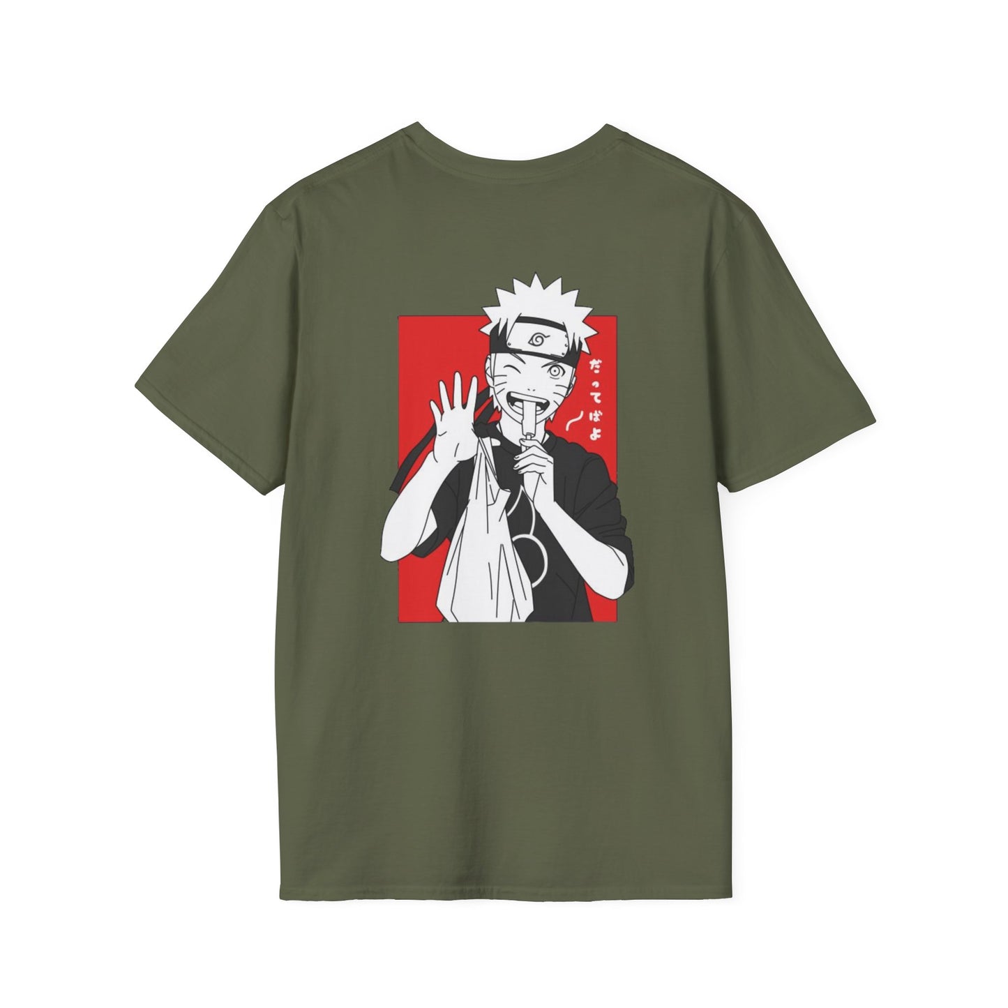 Naruto chill T-Shirt, Unisex Softstyle Tee, Casual Graphic Tee, Gift for Anime Lovers