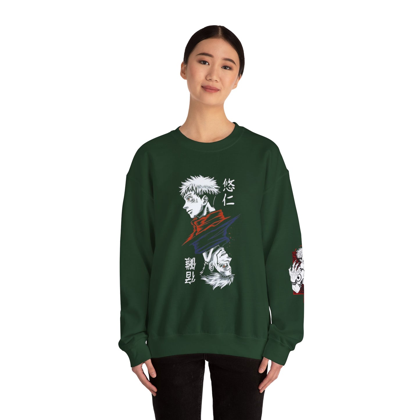 Jujutsu Kaisen Yuji Itadori × Ryomen Sukuna Unisex Sweatshirt – Anime Streetwear