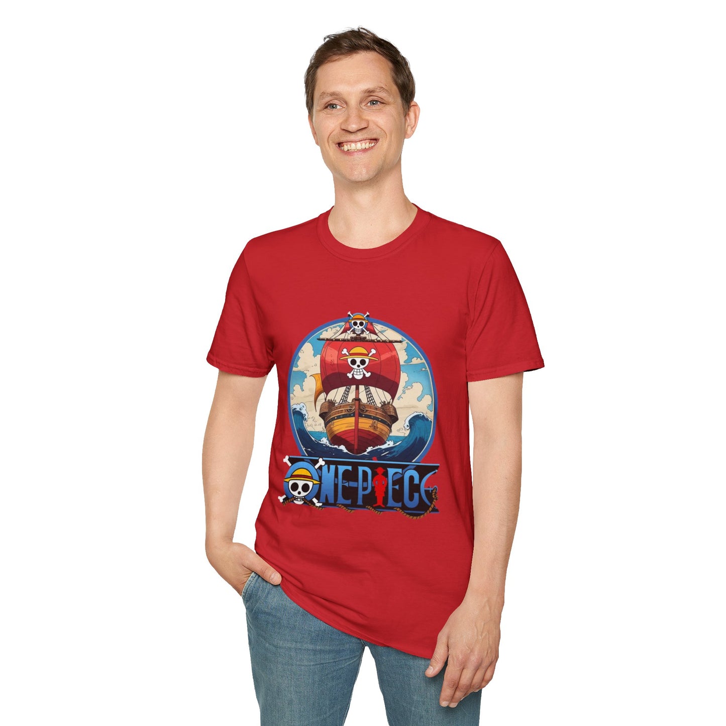 One Piece Adventure - Monkey D. Luffy T-Shirt, Pirate Tee, Anime Shirt, Casual Wear