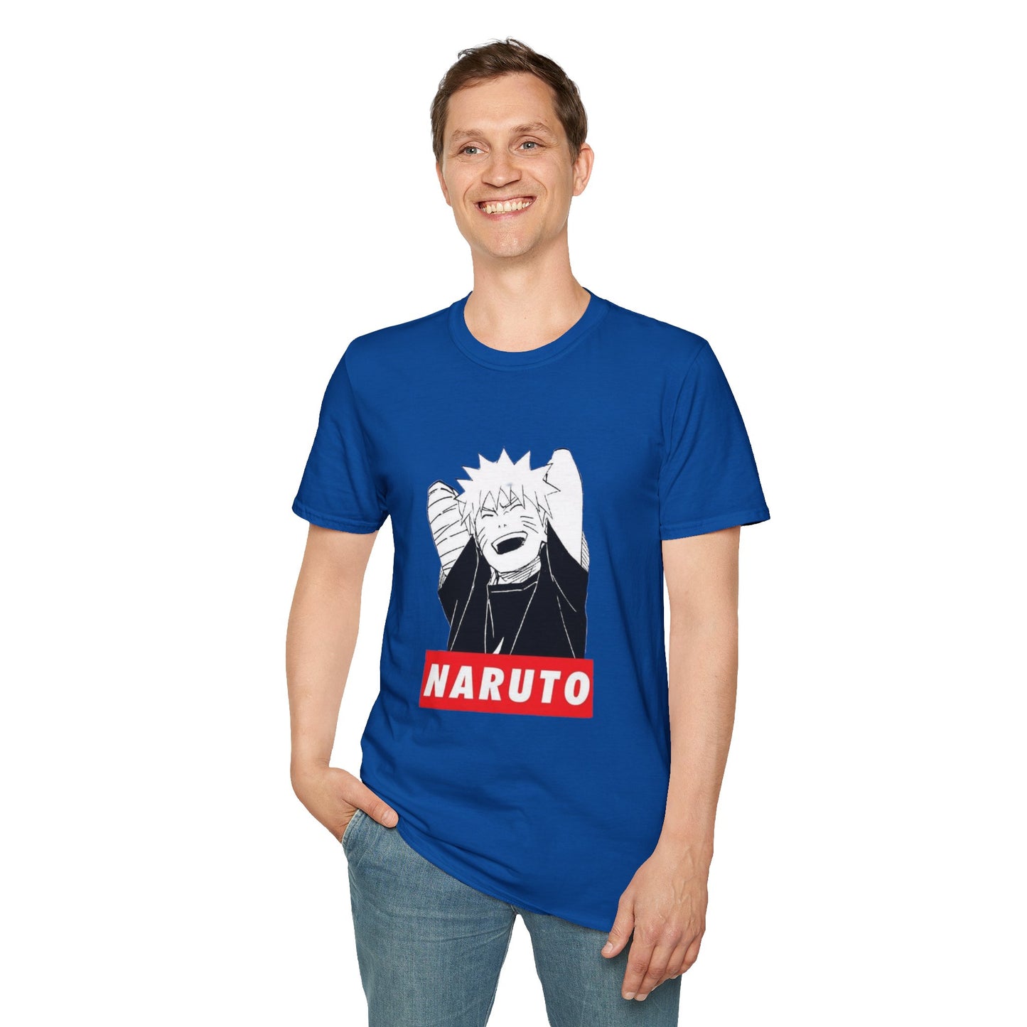Naruto chill T-Shirt, Unisex Softstyle Tee, Casual Graphic Tee, Gift for Anime Lovers