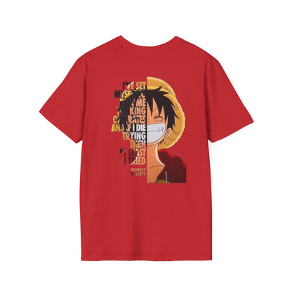 One Piece Adventure - Monkey D. Luffy T-Shirt, Pirate Tee, Anime Shirt, Casual Wear