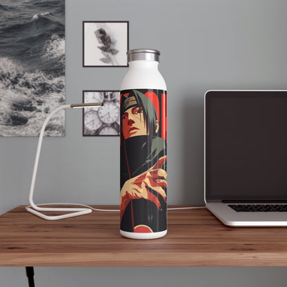 Itachi Uchiha, Anime Style Slim Water Bottle