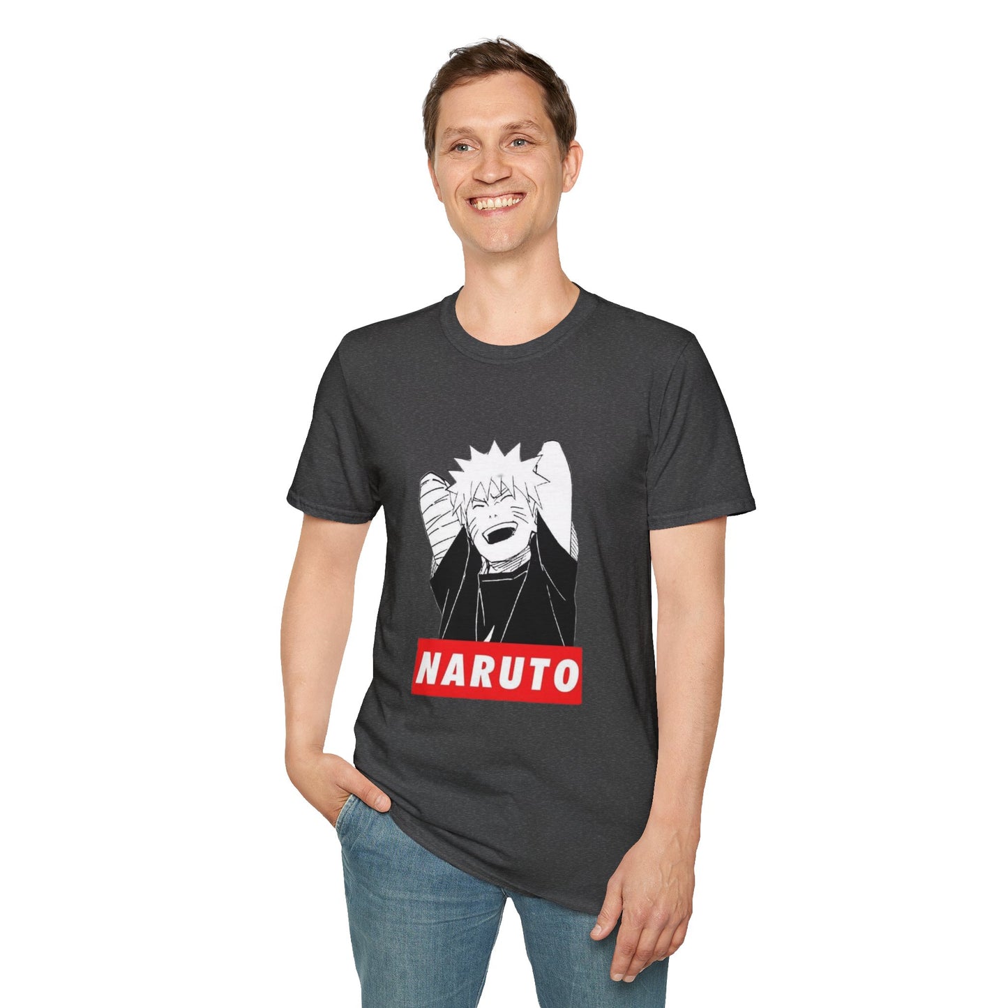 Naruto chill T-Shirt, Unisex Softstyle Tee, Casual Graphic Tee, Gift for Anime Lovers