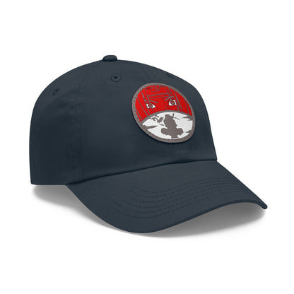 Itachi Uchiha design, Stylish Hat with Leather Patch