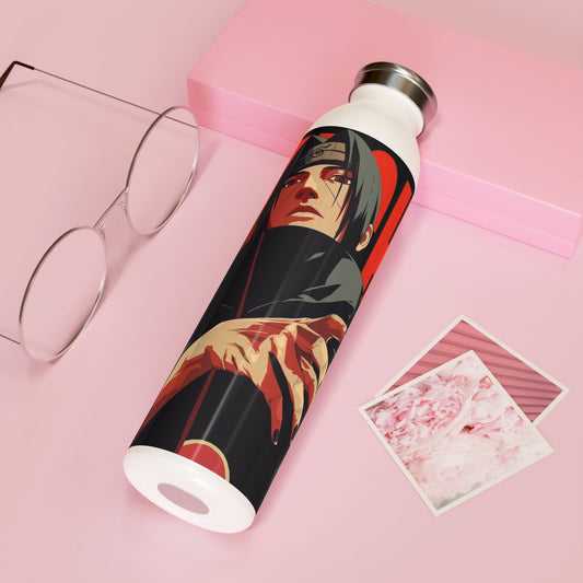 Itachi Uchiha, Anime Style Slim Water Bottle
