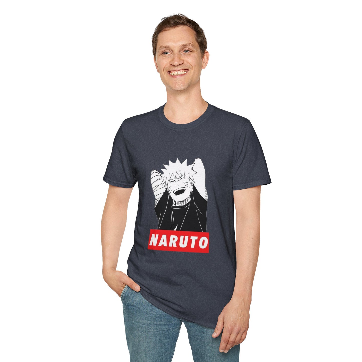 Naruto chill T-Shirt, Unisex Softstyle Tee, Casual Graphic Tee, Gift for Anime Lovers