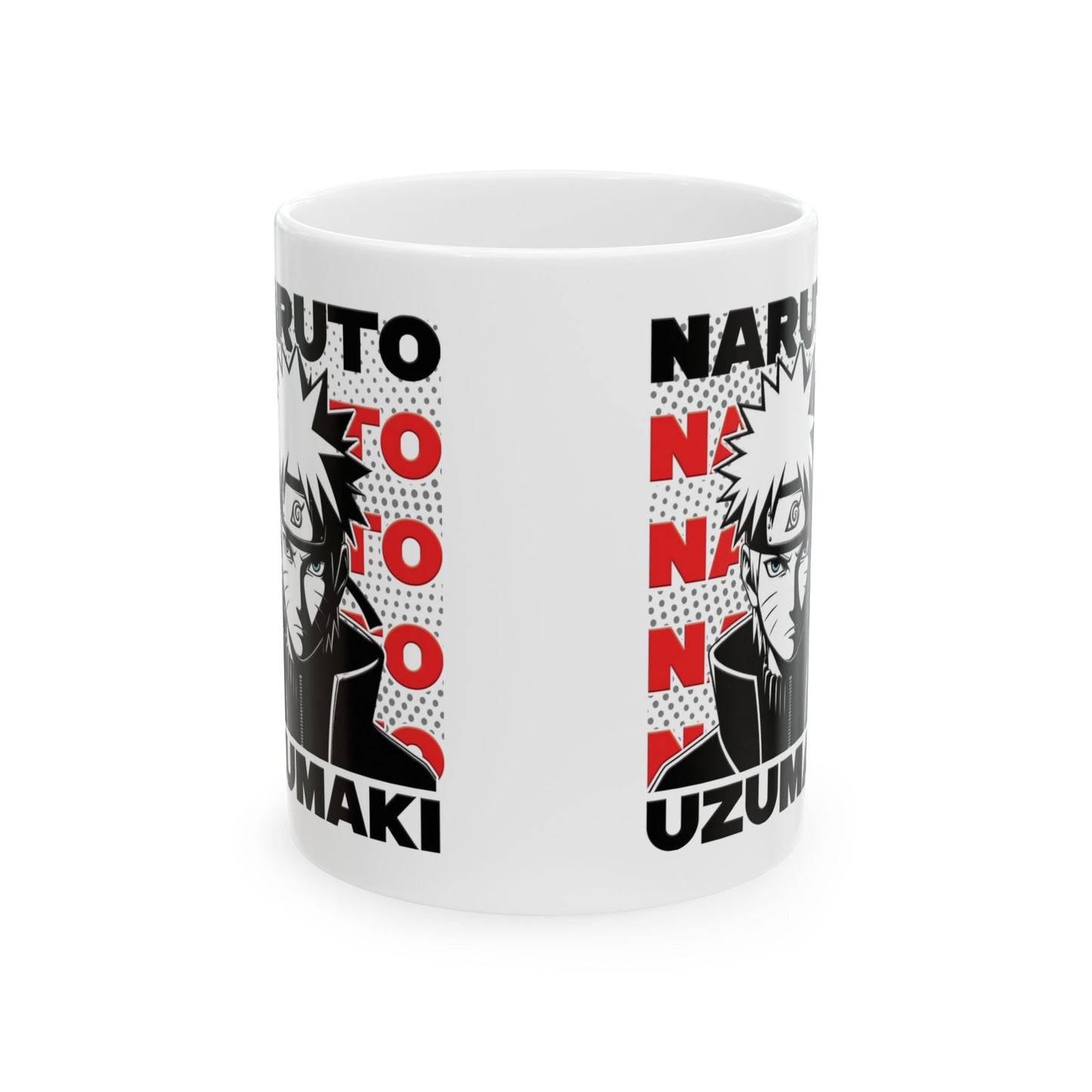 Naruto Uzumaki Ceramic Mug - Anime Lover's Coffee Cup, Gift for Fans, Naruto Themed Drinkware, Collectible Mug, Geeky Kitchen Decor