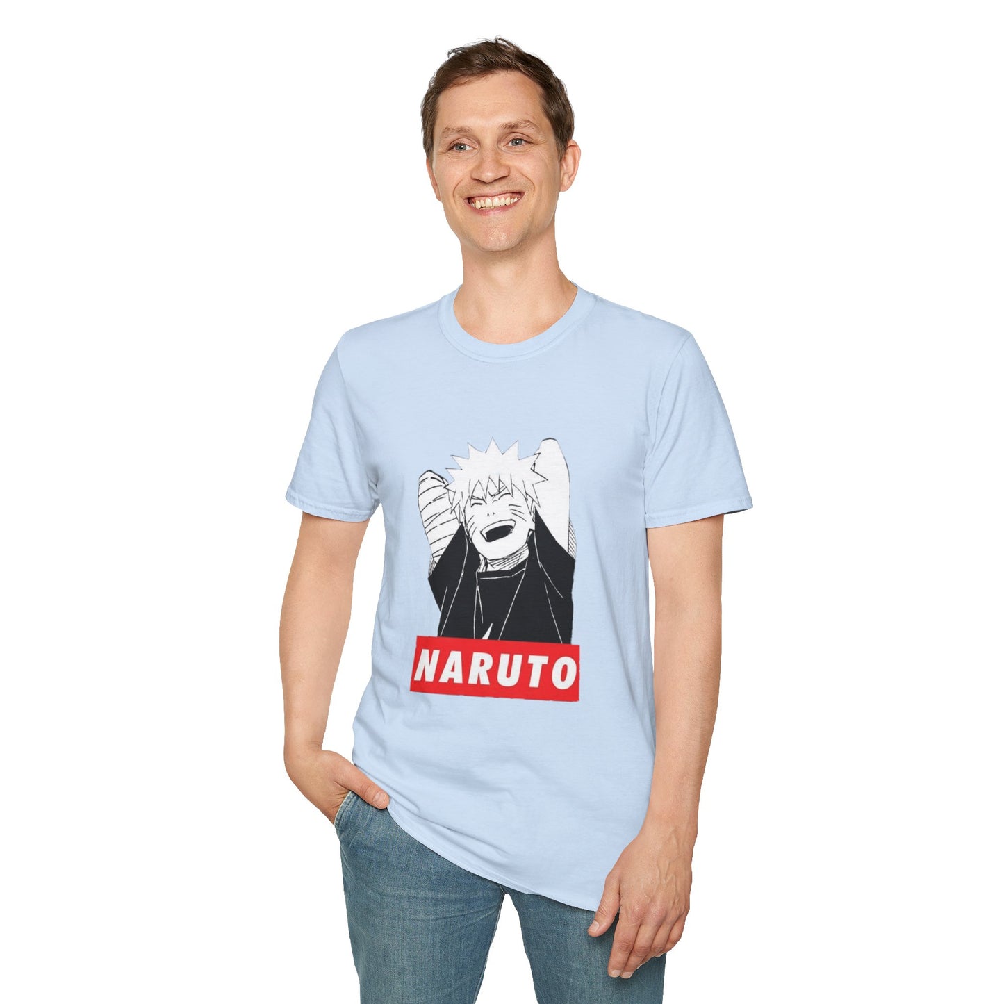 Naruto chill T-Shirt, Unisex Softstyle Tee, Casual Graphic Tee, Gift for Anime Lovers