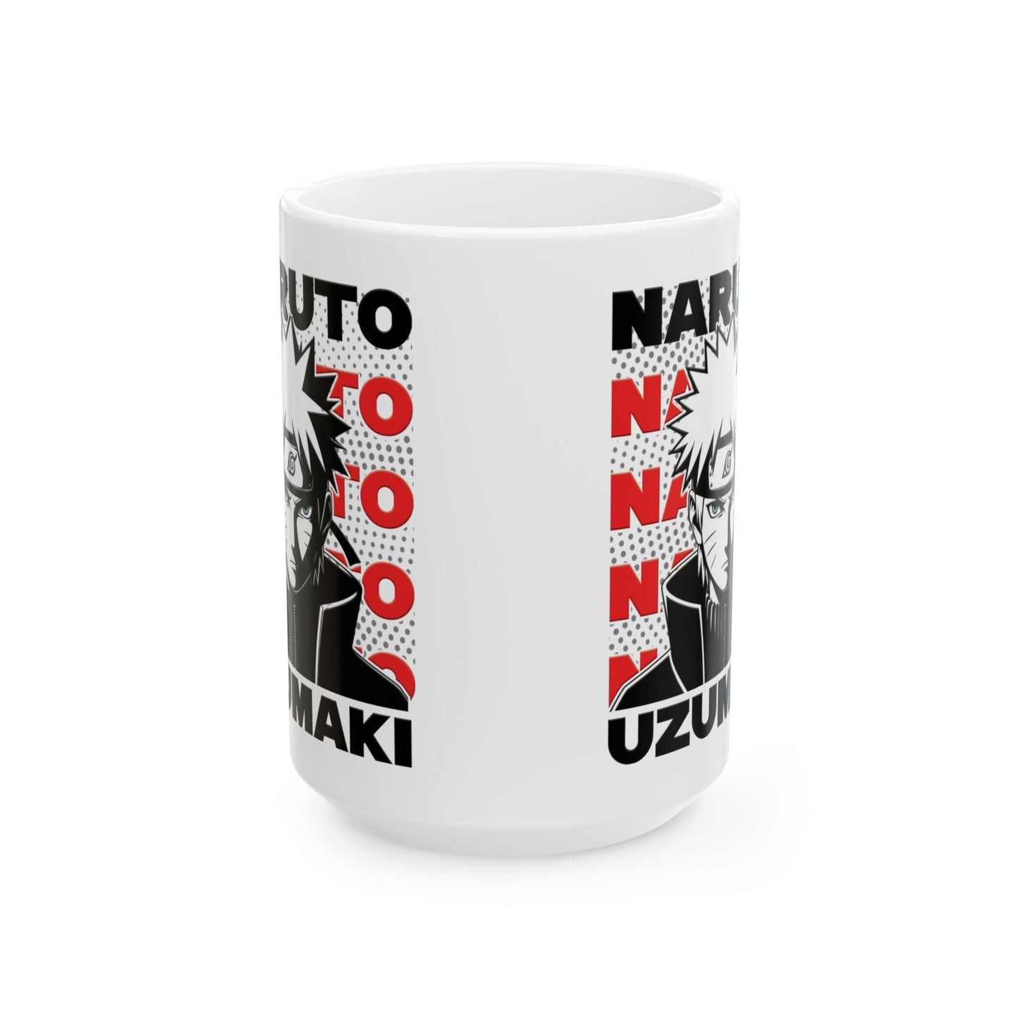Naruto Uzumaki Ceramic Mug - Anime Lover's Coffee Cup, Gift for Fans, Naruto Themed Drinkware, Collectible Mug, Geeky Kitchen Decor