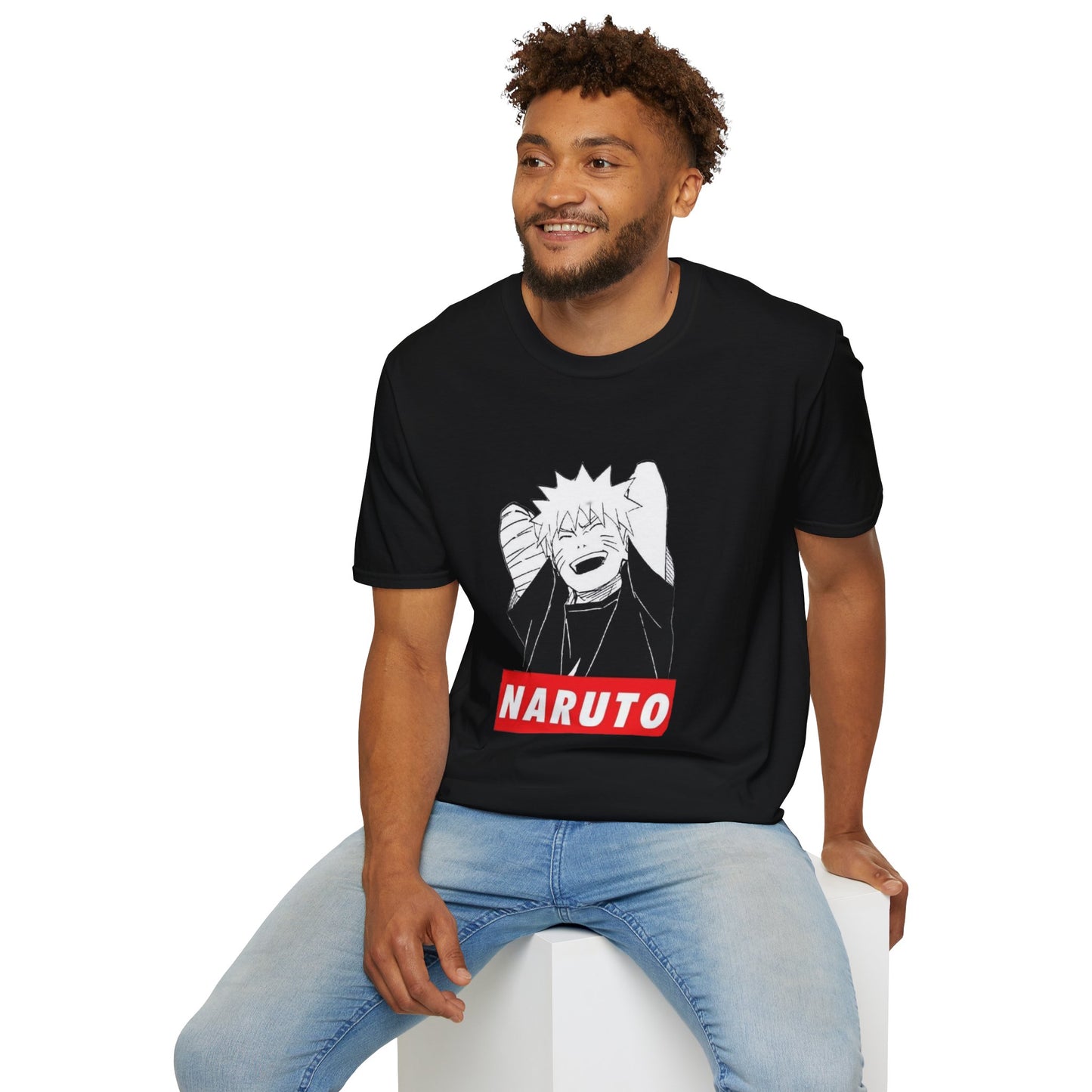 Naruto chill T-Shirt, Unisex Softstyle Tee, Casual Graphic Tee, Gift for Anime Lovers