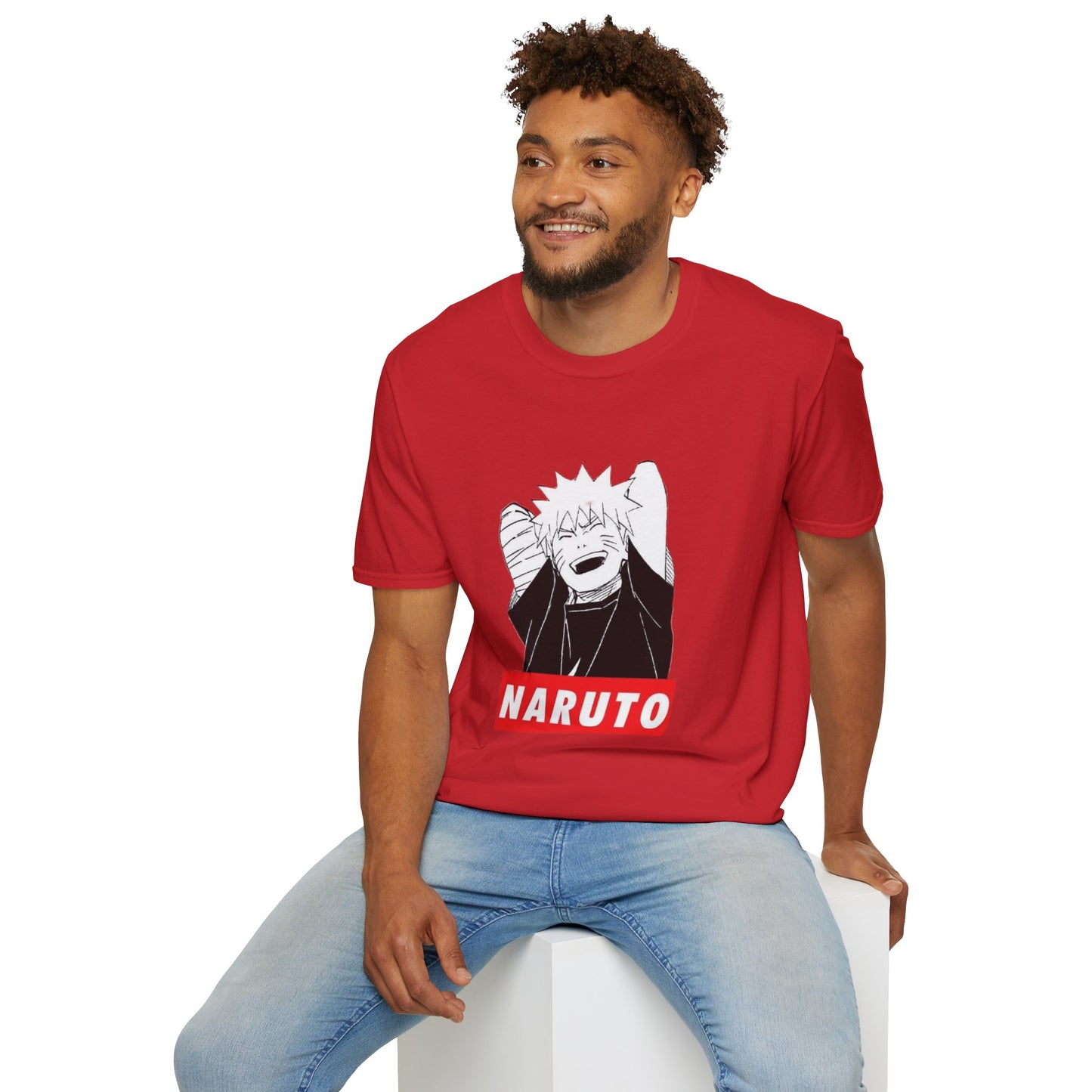 Naruto chill T-Shirt, Unisex Softstyle Tee, Casual Graphic Tee, Gift for Anime Lovers